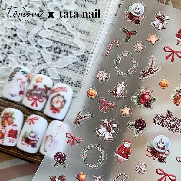 3D Tırnak Çıkartması Jolly Christmas takma tırnak çıkartması, tırnak çıkartmaları, tırnak çıkartması, tırnak sticker, tırnak sticker yapıştırma 50-100 Adet