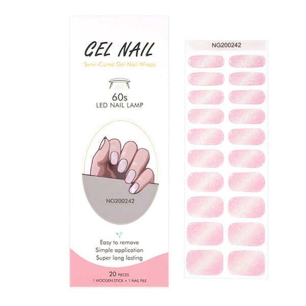 Pembe Beyaz Simli Jel Tırnak, Jel tırnak modelleri, Jel tırnak seti
